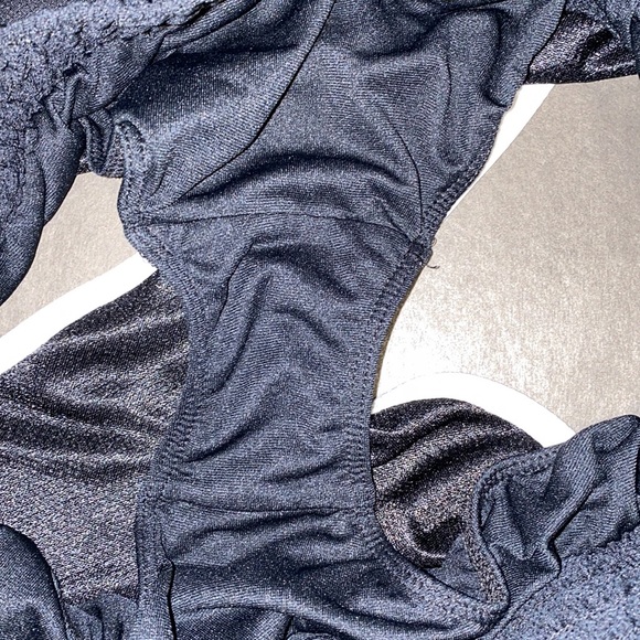 Pony Large Black White Drawstring Athletic Shorts - Picture 6 of 10